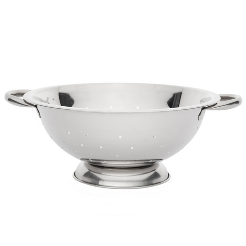 Browne Footed Colander, Mirror Stainless Steel