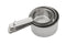 Browne 4 Piece Measuring Cup Set, Solid Handle, Stainless Steel