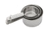 Browne 4 Piece Measuring Cup Set, Solid Handle, Stainless Steel