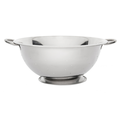 Browne Footed Colander, Mirror Stainless Steel