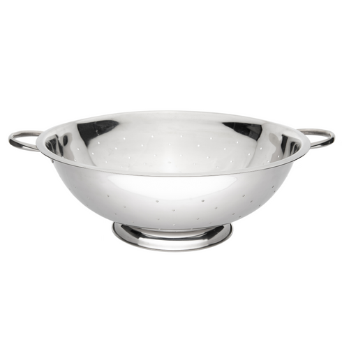 Browne Footed Colander, Mirror Stainless Steel