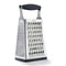 Cuisipro 4 Sided Box Grater with Soft Touch Handle, 9.5", Stainless Steel