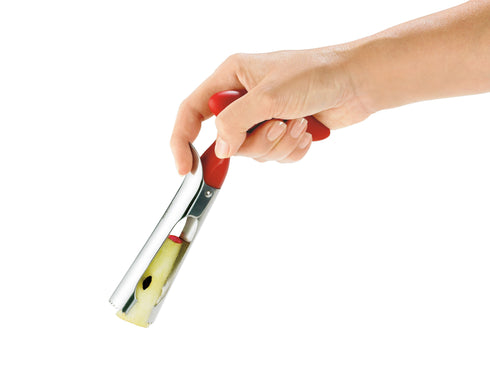 Cuisipro Apple Corer, 7", Stainless Steel/Red Plastic
