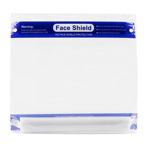 Globe Reusable Face Shield Anti-Fog, 2 Per Pack, FINAL SALE