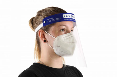 Globe Reusable Face Shield Anti-Fog, 2 Per Pack, FINAL SALE