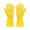 Globe | Gants en caoutchouc, doublés floqués, jaunes (1 paire)