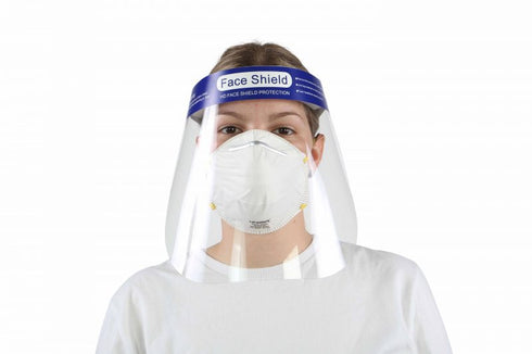 Globe Reusable Face Shield Anti-Fog, 2 Per Pack, FINAL SALE