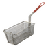 Browne Wire Fry Basket, Red Plastic Handle