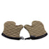 San Jamar BestGuard Oven Mitts with Kevlar WebGuard, Tan (1 Pair)