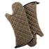 San Jamar BestGuard Oven Mitts with Kevlar WebGuard, Tan (1 Pair)