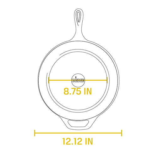 Lodge Cast Iron Deep Skillet, 12", FINAL SALE