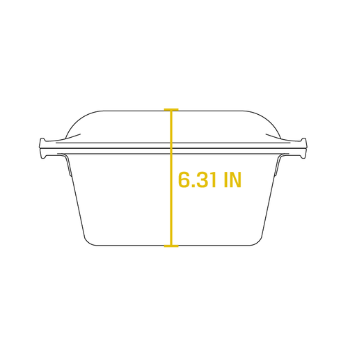 Lodge Cast Iron Double Dutch Oven, 5 Qt