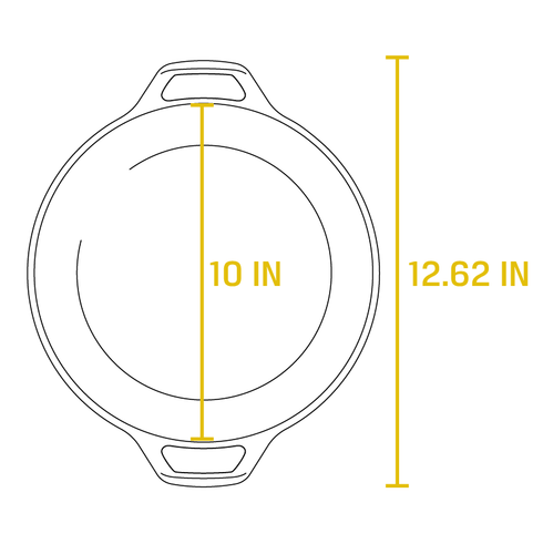 Lodge Cast Iron Double Dutch Oven, 5 Qt