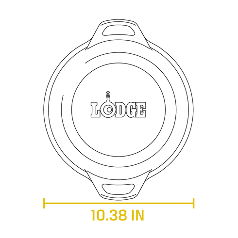 Lodge Cast Iron Double Dutch Oven, 5 Qt