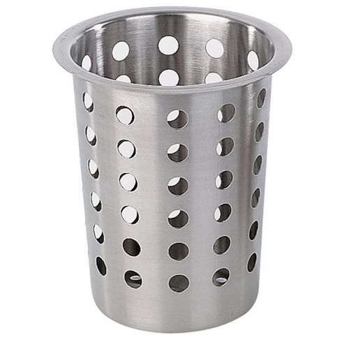 Browne Cutlery Cylinder, Perforated Stainless Steel