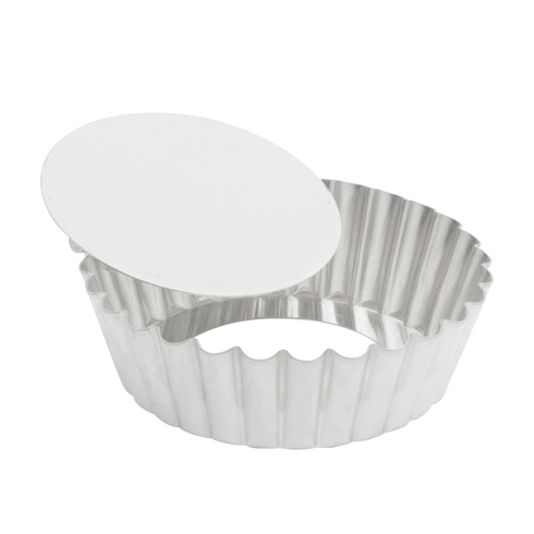 Gobel | Moule à quiche à bord haut avec fond amovible, acier étamé