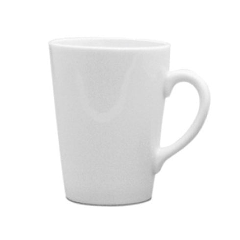 Continental China Euro Coffee Mug, 12 oz, White (24-pack)