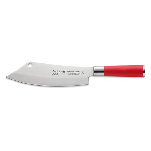 F. Dick Red Spirit Ajax Chef/Butcher Knife, 8", Red