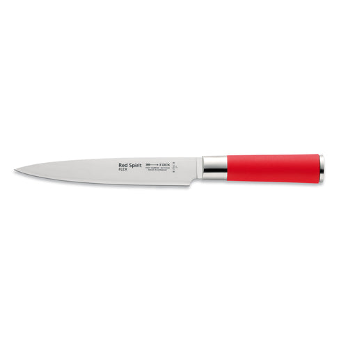 F. Dick Red Spirit Flexible Fillet Knife, 7", Red