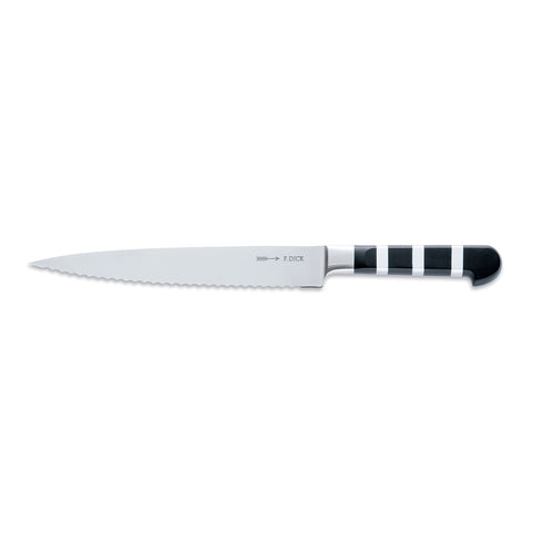 F. Dick 1905 Carving Knife, Serrated, 8.5", Black