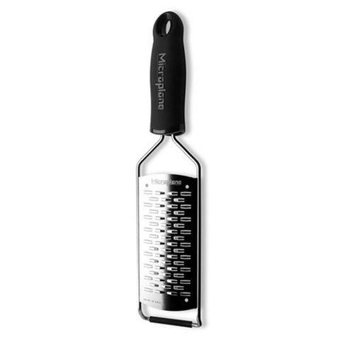 Microplane Gourmet Series Ribbon Cheese Grater, Black Handle