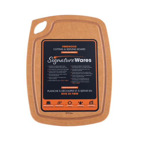 Articles de signature | Planche à découper en fibre de bois, 9" X 12"