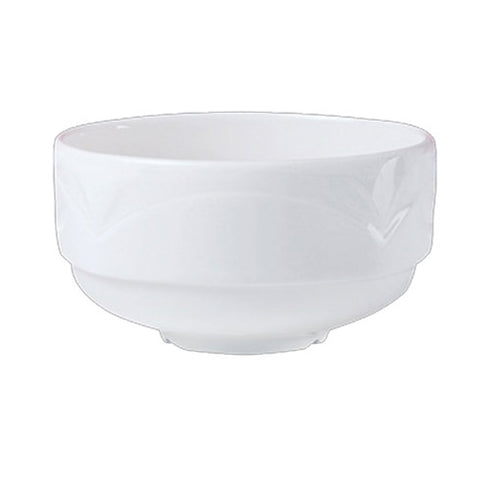 Steelite Bianco Stacking Soup Bowl no Handle, 10 oz, White (36-pack)