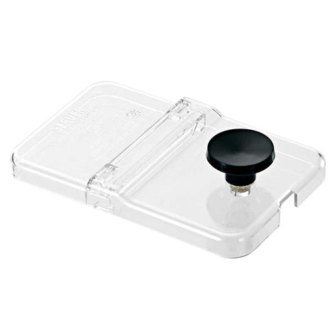 Server Hinged 1/9 Size Jar Lid, Clear Plastic