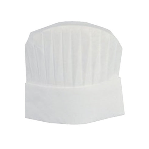 Chef Revival Disposable Corporate Chef Hat, 9" Tall (25-pack)