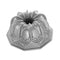 Nordic Ware Vaulted Cathedral Bundt Pan, 9 Cup, Cast Aluminum, Sparkling Silver Finish, FINAL SALE