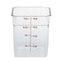 Cambro CamSquare Food Storage Container, Clear