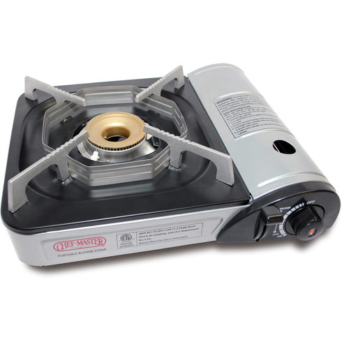 Chef Master 90011 Portable Butane Stove, 10,000 BTU