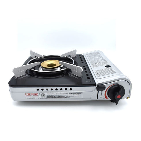 Chef Master 90235 Portable Butane Stove, 12,000 BTU