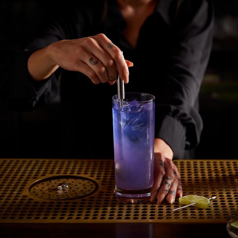 Libbey | Verre à boisson moderniste Crosshatch de Master's Reserve, 15 oz (paquet de 24)