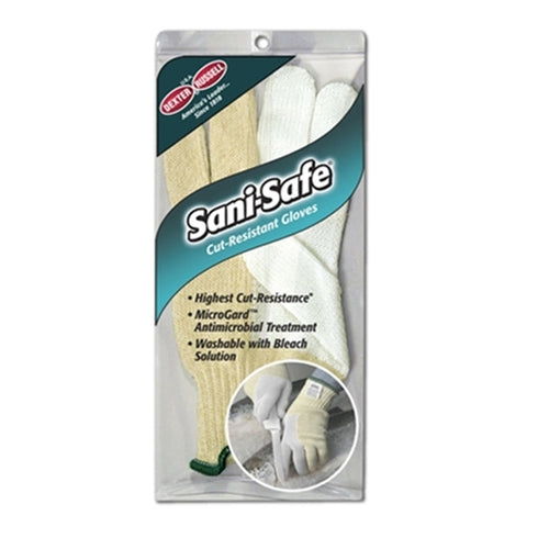 Dexter | Gant résistant aux coupures, blanc/beige