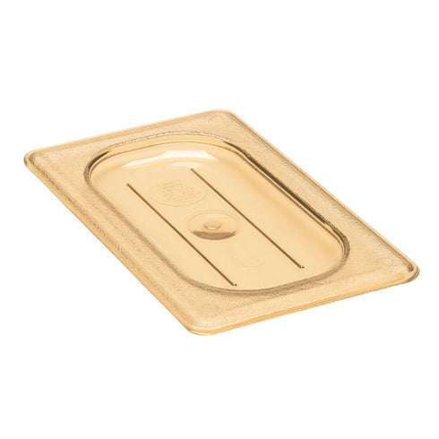 Cambro | Couvercle pour bac gastronome, haute température, plat, couleur ambre