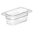 Cambro | Bac gastronome Camwear, taille 1/9, transparent