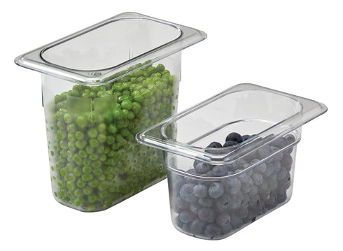 Cambro | Bac gastronome Camwear, taille 1/9, transparent