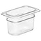 Cambro Camwear 1/9 Size Food Pan, Clear