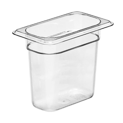 Cambro | Bac gastronome Camwear, taille 1/9, transparent