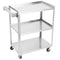 Vollrath | Chariot utilitaire à 3 tablettes, faible encombrement, acier inoxydable, 300 lb