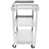 Vollrath | Chariot utilitaire à 3 tablettes, faible encombrement, acier inoxydable, 300 lb