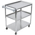 Vollrath | Chariot utilitaire à 3 tablettes, acier inoxydable, 300 lb