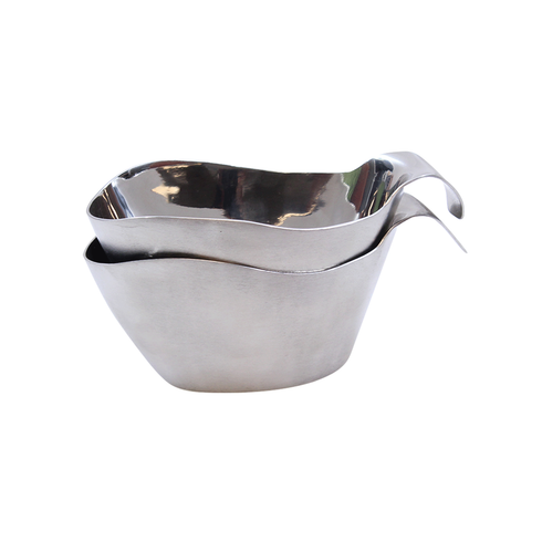 TableCraft Stackable Sauce Boat, Stainless Steel, FINAL SALE