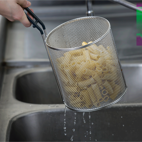 Artisanat de table | Insert pour panier à pâtes, acier inoxydable avec poignée Cool Touch