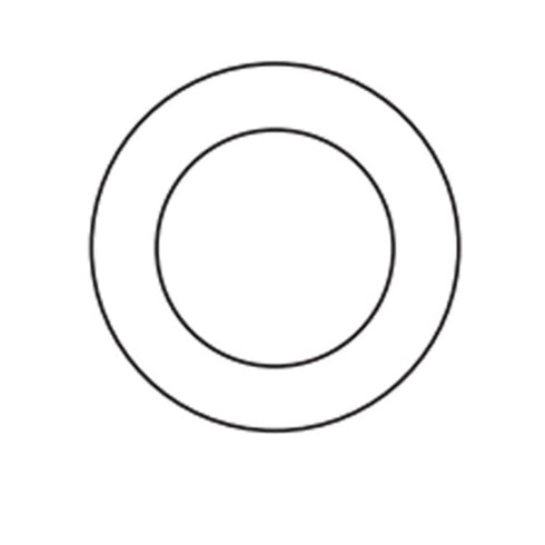 Mistral MIRALYN Heavy Duty Plate, 7", White Melamine (12-pack)