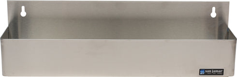 San Jamar Single Speed Rail, Stainless Steel