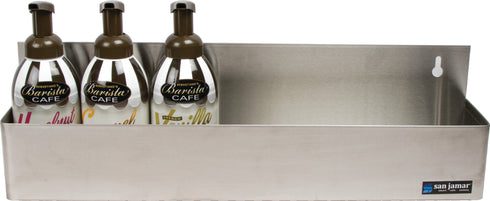 San Jamar Single Speed Rail, Stainless Steel