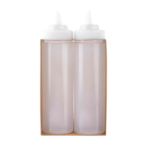 Artisanat de table | Flacon souple WideMouth, 24 oz, ouverture de pointe de 2,8 mm, transparent (paquet de 6)