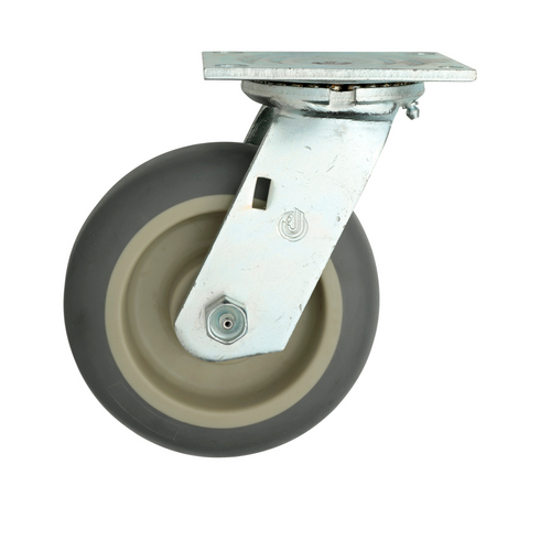 Metro C-Plate Swivel Casters for Metro Truck Dollies, 6", FINAL SALE